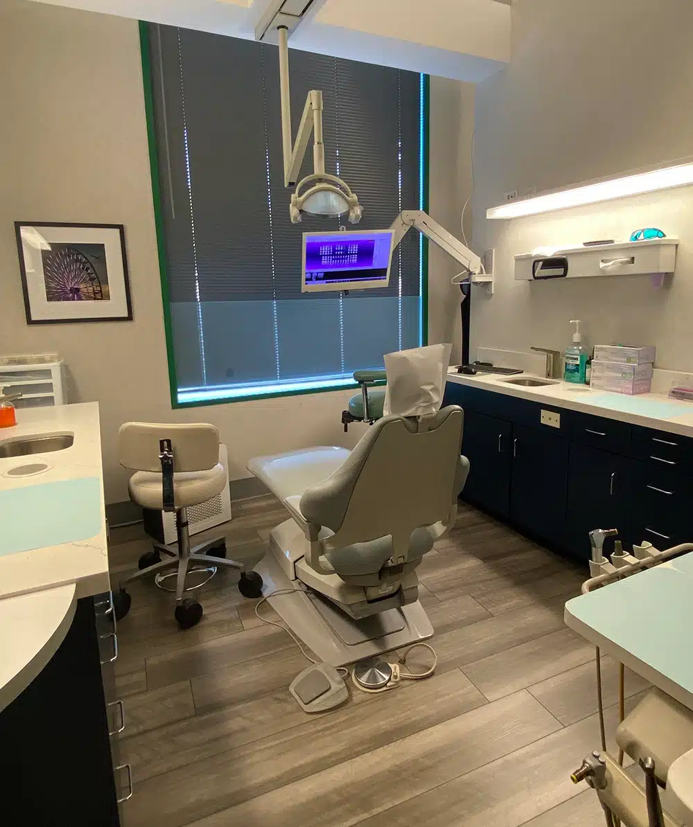 Dental office entry