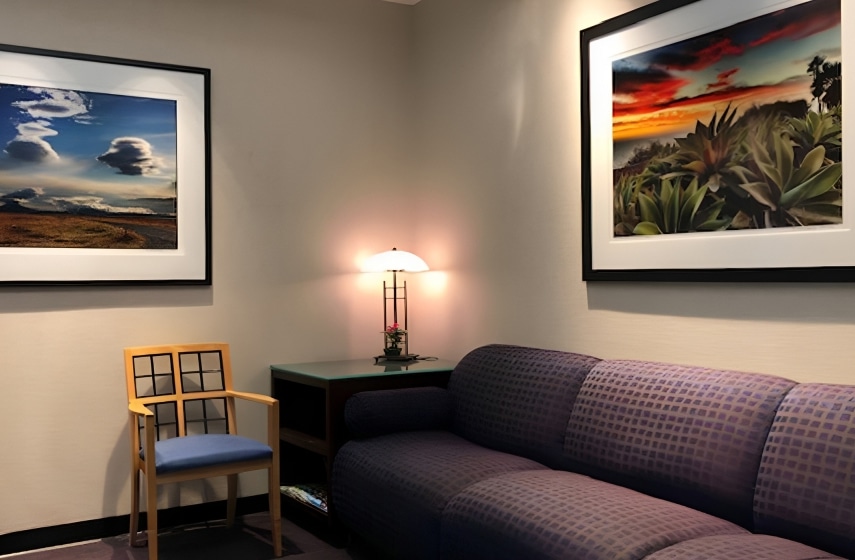 Seating in dental office waiting room