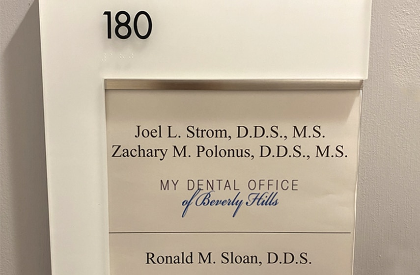Dental office entry